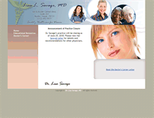 Tablet Screenshot of lisasavagemd.com